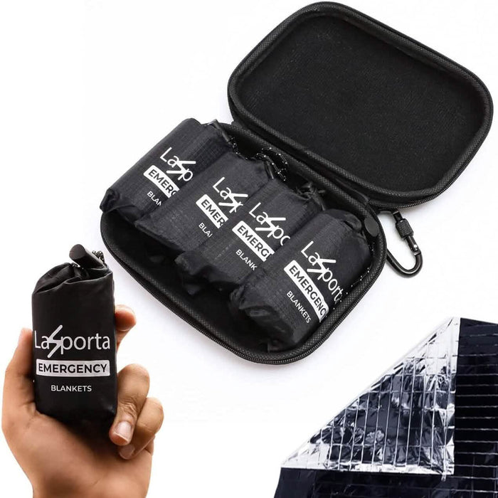 4-Pack: LaSporta Emergency Space Blankets by DailySale