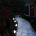 4-Pack: LED Solar Powered Rock Lights Outdoor by DailySale