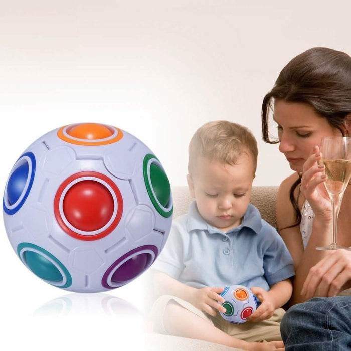 4-Pack: Magic Rainbow Ball Brain Teaser Puzzle Toy by DailySale
