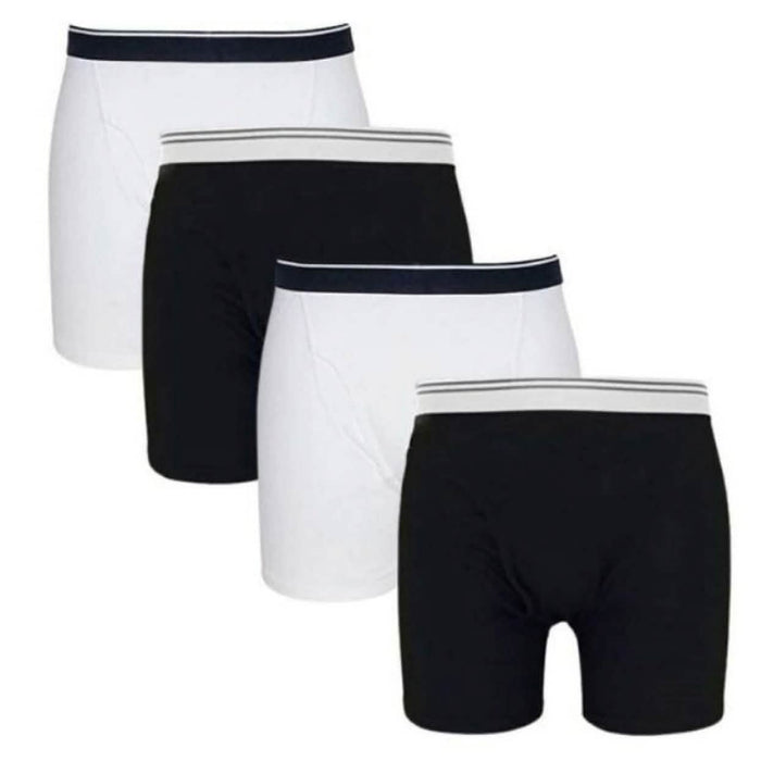 4-Pack: Men's Cotton Stretch Boxer Briefs by DailySale