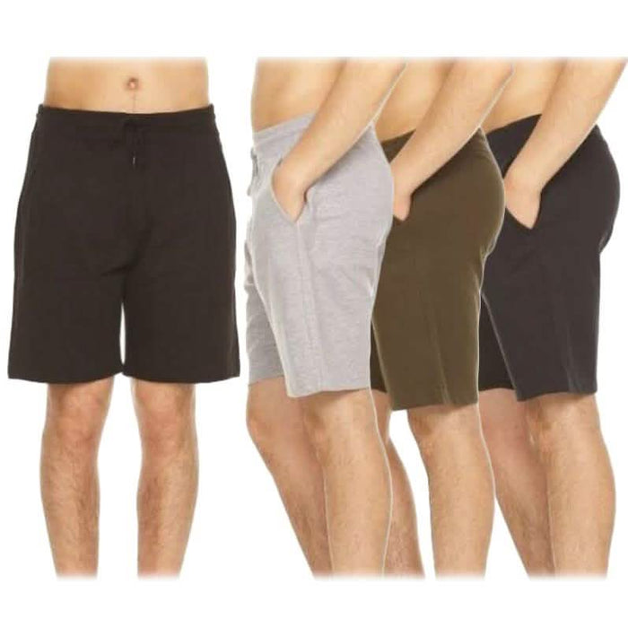 4-Pack: Men's French Terry Lounge Shorts by DailySale