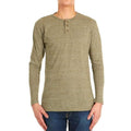 4-Pack: Men's Long-Sleeve Marled Henley Shirts - Size: Medium by DailySale