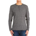 4-Pack: Men's Long-Sleeve Marled Henley Shirts - Size: Medium by DailySale