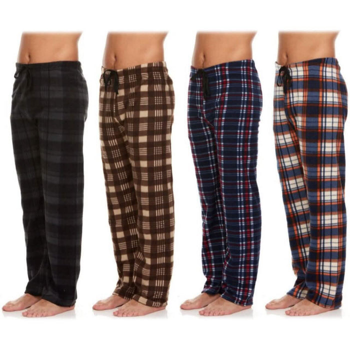 4-Pack: Men's Micro Fleece Pajama Pants by DailySale