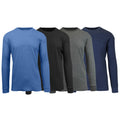 4-Pack: Men's Waffle-Knit Thermal Shirts by DailySale