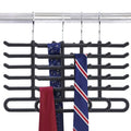 4-Pack: Non-Slip Velvet Tie Hanger Organizer Rack by DailySale