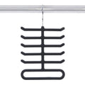 4-Pack: Non-Slip Velvet Tie Hanger Organizer Rack by DailySale