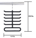 4-Pack: Non-Slip Velvet Tie Hanger Organizer Rack by DailySale