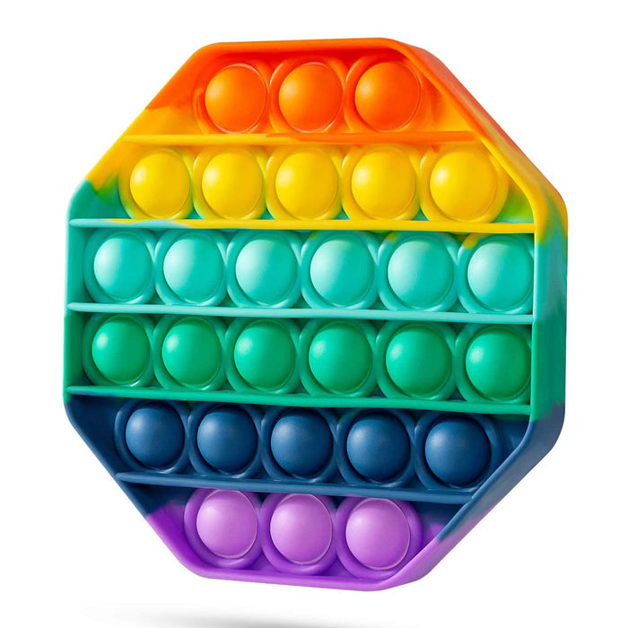 4-Pack: Rainbow Pop-It Bubble Popper by DailySale