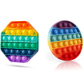 4-Pack: Rainbow Pop-It Bubble Popper by DailySale