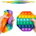 4-Pack: Rainbow Pop-It Bubble Popper by DailySale
