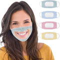 4-Pack: Reusable Anti Dust Unisex Smile Mouth Face Mask by DailySale