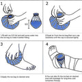 4-Pack: Reusable Ice Pack Hot Water Bag