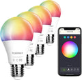4-Pack: Smart WiFi LED Light Bulb with White and Color Changing Light Bulb by DailySale
