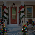 4-Pack: Solar Christmas Tree Lights Garden Decorations by DailySale