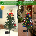 4-Pack: Solar Christmas Tree Lights Garden Decorations by DailySale