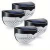 4-Pack: Solar Fence Lights Solar Deck Lights