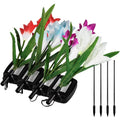 4-Pack: Solar Garden Lights Color Changing with16 Larger Lily Flowers by DailySale