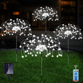 4-Pack: Solar Lights Outdoor, Warm White Garden Lights by DailySale