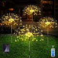 4-Pack: Solar Lights Outdoor, Warm White Garden Lights by DailySale
