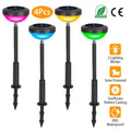 4-Pack: Solar Pathway Color Changing Garden Light by DailySale