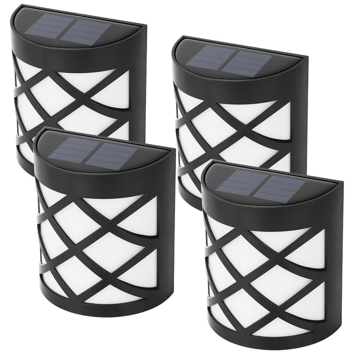 4-Pack: Solar Power LED Fence Light by DailySale