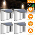 4-Pack: Solar Powered Deck Lights by DailySale