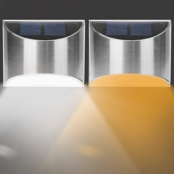 4-Pack: Solar Powered Deck Lights by DailySale