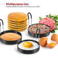 4-Pack: Stainless Steel Egg Cooking Ring by DailySale