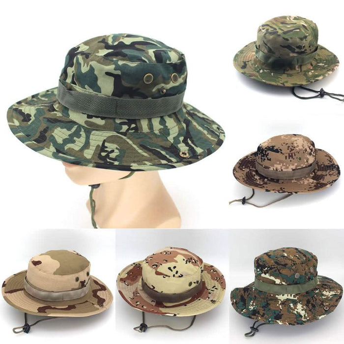 4-Pack: Unisex Camouflage Sun Hat for Outdoors by DailySale