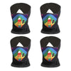 4-Pack: Unisex Rainbow Winter Ski Mask