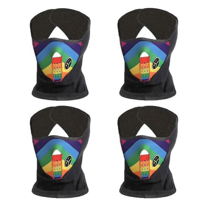4-Pack: Unisex Rainbow Winter Ski Mask by DailySale