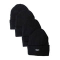 4-Pack: Unisex Sherpa-Lined Winter Beanie Hat by DailySale