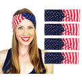 4-Pack: USA American Flag Headbands by DailySale