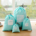 4-Pack: Waterproof Drawstring Bag Set by DailySale