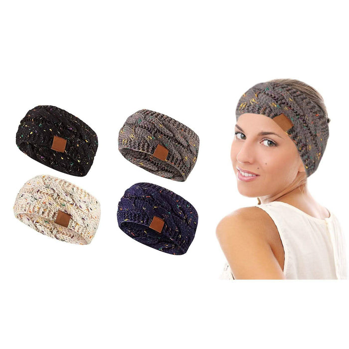 4-Pack: Women Confetti Winter Headband Wrap And Ear Warmer by DailySale