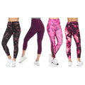 4-Pack: Women's Active High Waist Leggings With Mesh & Pockets by DailySale