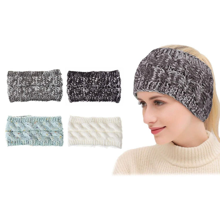 4-Pack: Women's Confetti Winter Headband Wrap and Ear Warmer by DailySale
