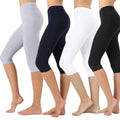 4-Pack: Women's Everyday Capri Leggings by DailySale