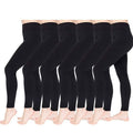4-Pack: Women’s Fleece Lined Leggings High Waist (One Size) by DailySale
