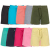 4-Pack: Women's French Terry Bermuda Shorts