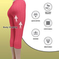 4-Pack: Women's High Waisted Anti Cellulite Solid Leggings by DailySale