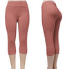 4-Pack: Women's High Waisted Anti Cellulite Solid Leggings