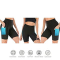 4-Pack: Women's High Waisted Biker Shorts with Pockets by DailySale