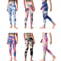 4-Pack: Women's High Waisted Ultra Soft Tie Dye Leggings by DailySale