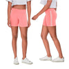 4-Pack: Women's Ultra-Soft Stretchy Athletic Workout Yoga Shorts with Stripes