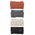 4-Pack: Women's Winter Headband and Ear Warmer with Buttons to Hold Mask by DailySale