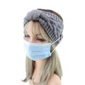 4-Pack: Women's Winter Headband and Ear Warmer with Buttons to Hold Mask by DailySale