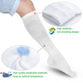 4-Pairs: White L/XL Compression Socks Running Sports Graduated Travel by DailySale