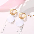 4-Pairs: Women's Holiday Chrome Geometric Ball Earrings by DailySale
